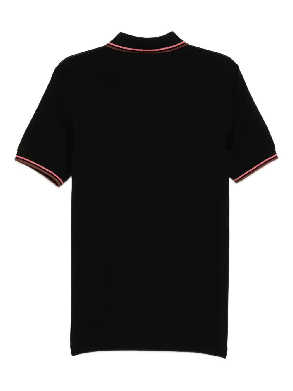 Fred Perry Logo-embroidered Polo Shirt In Black