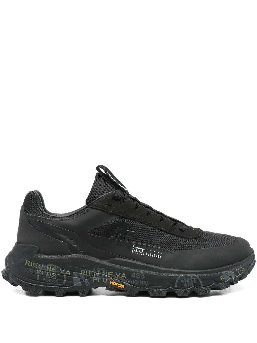 Premiata Devin 433 panelled sneakers | Black | Image 1