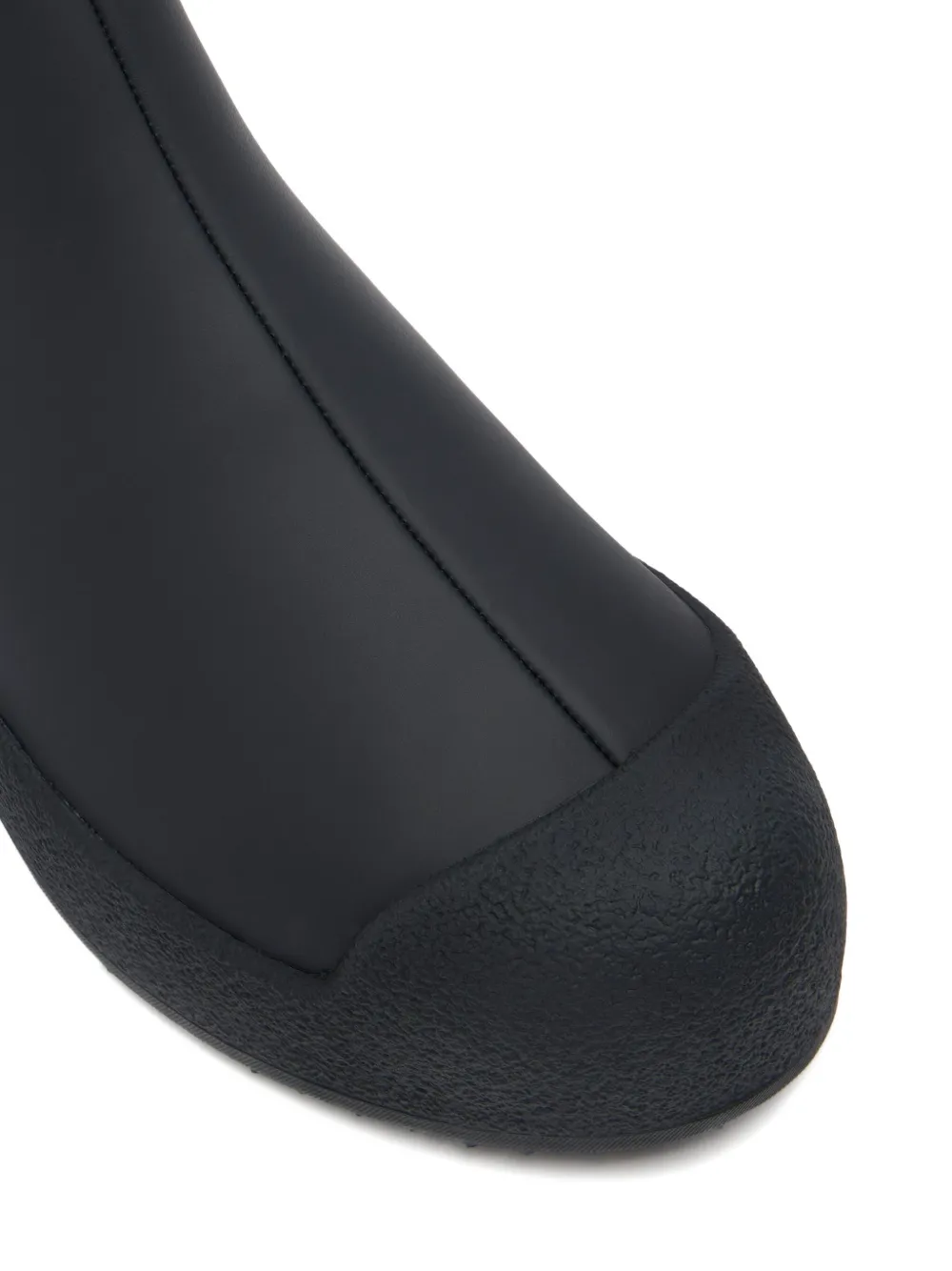 Bally Leren curling laarzen Zwart