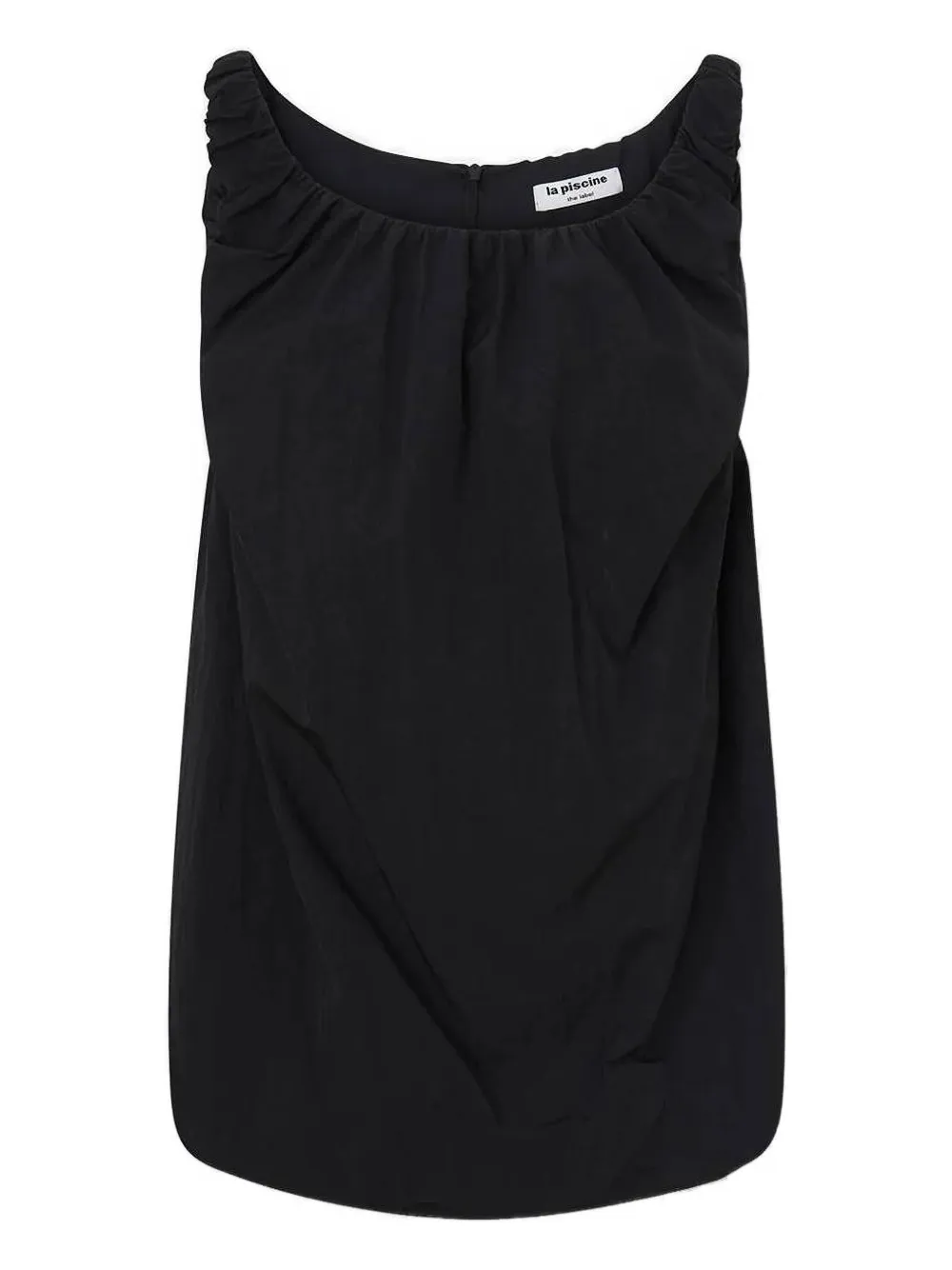 La Piscine robe mi-longue Cloud | noir | Image 1