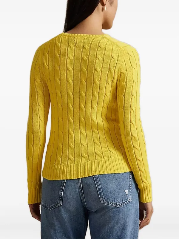 Polo Ralph Lauren ケーブルニット セーター | イエロー | FARFETCH JP
