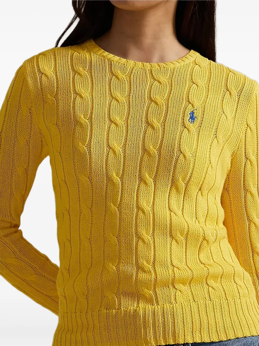 Polo Ralph Lauren Kabelgebreide trui Geel