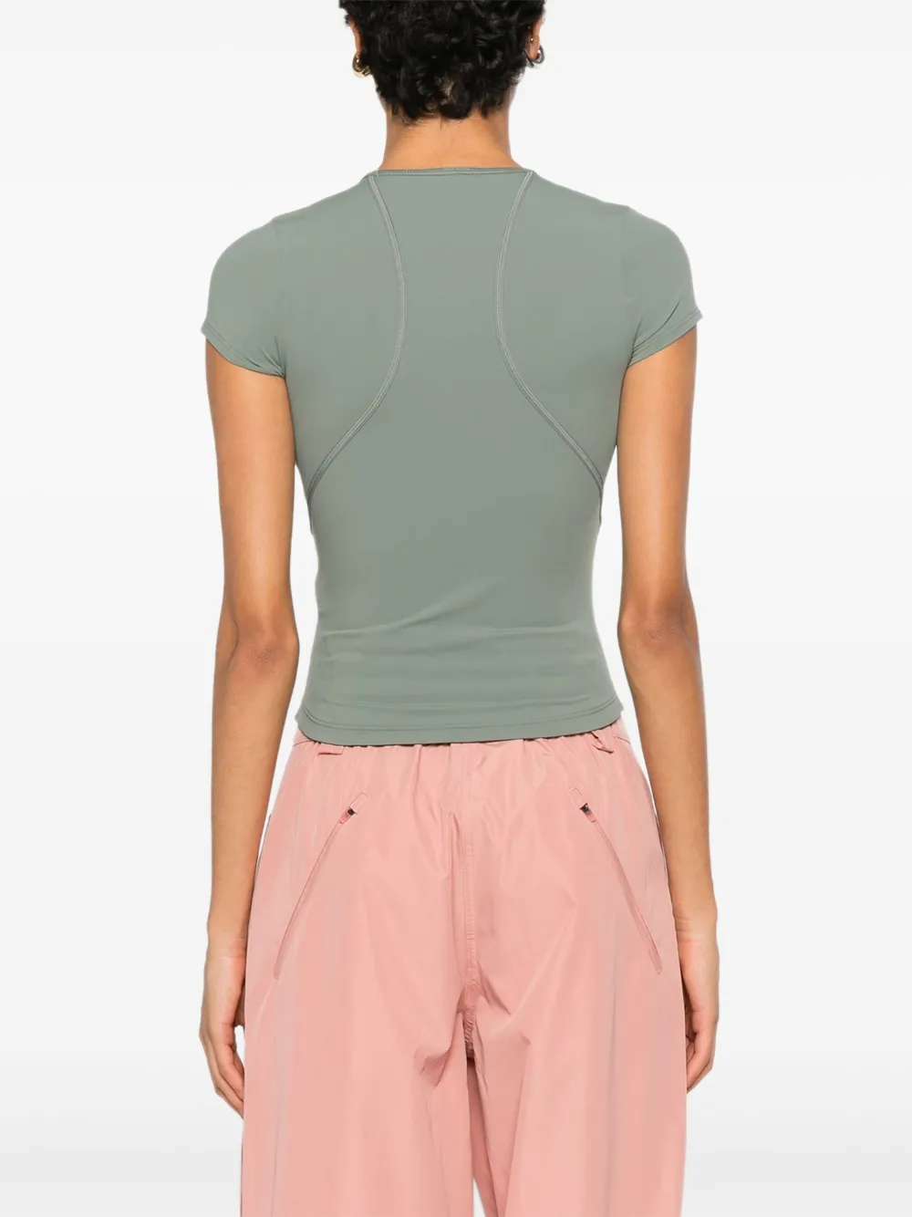 adidas by Stella McCartney Top met ronde hals Groen