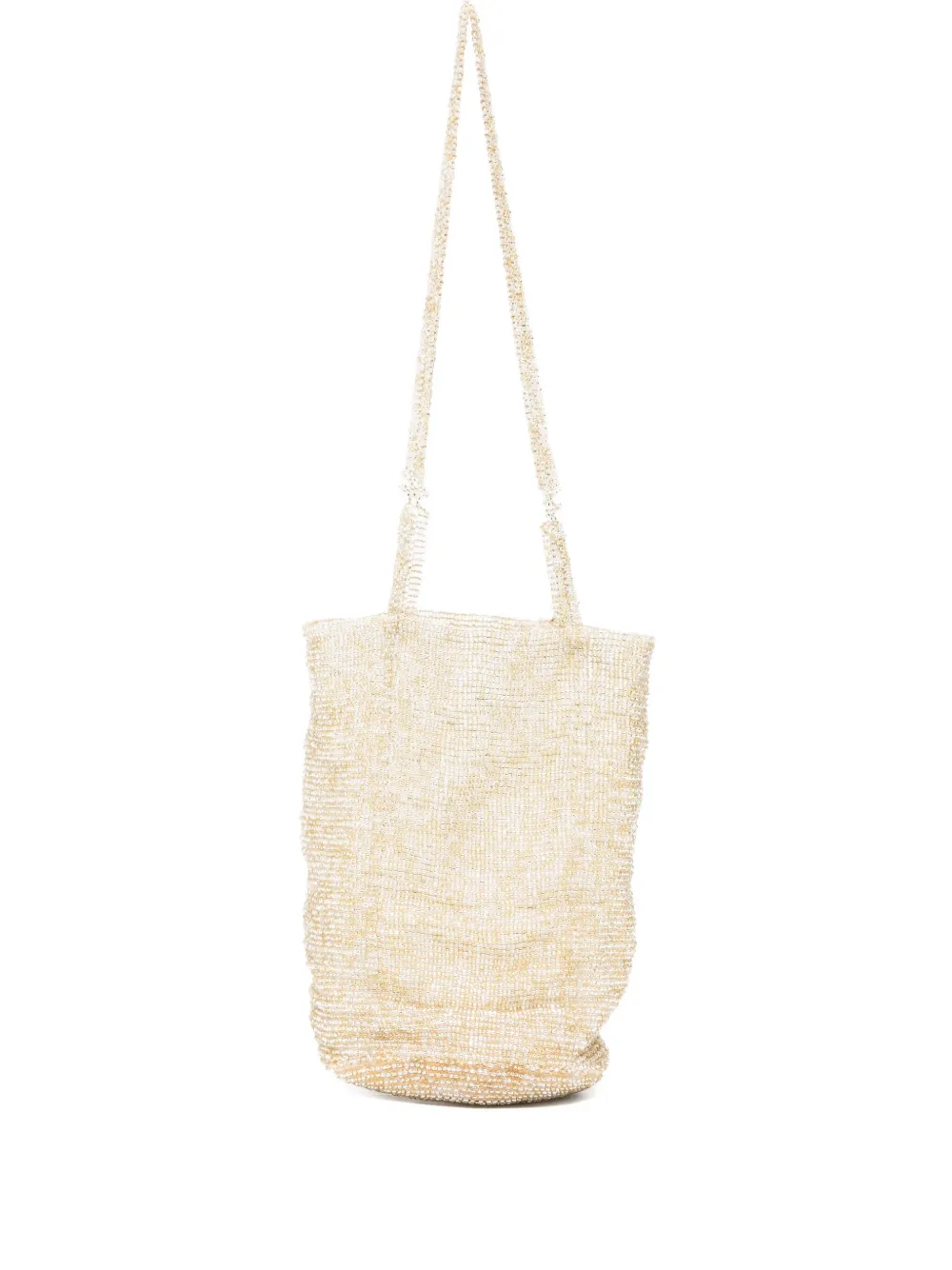 Forte Forte mini beaded bag - Toni neutri