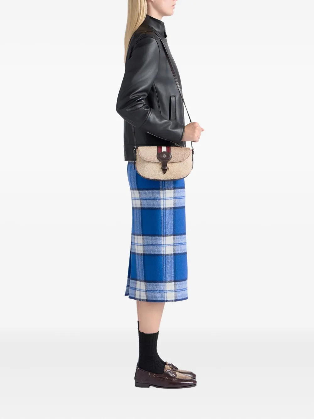 Bally Small Flap Shoulder Bag In Neutral