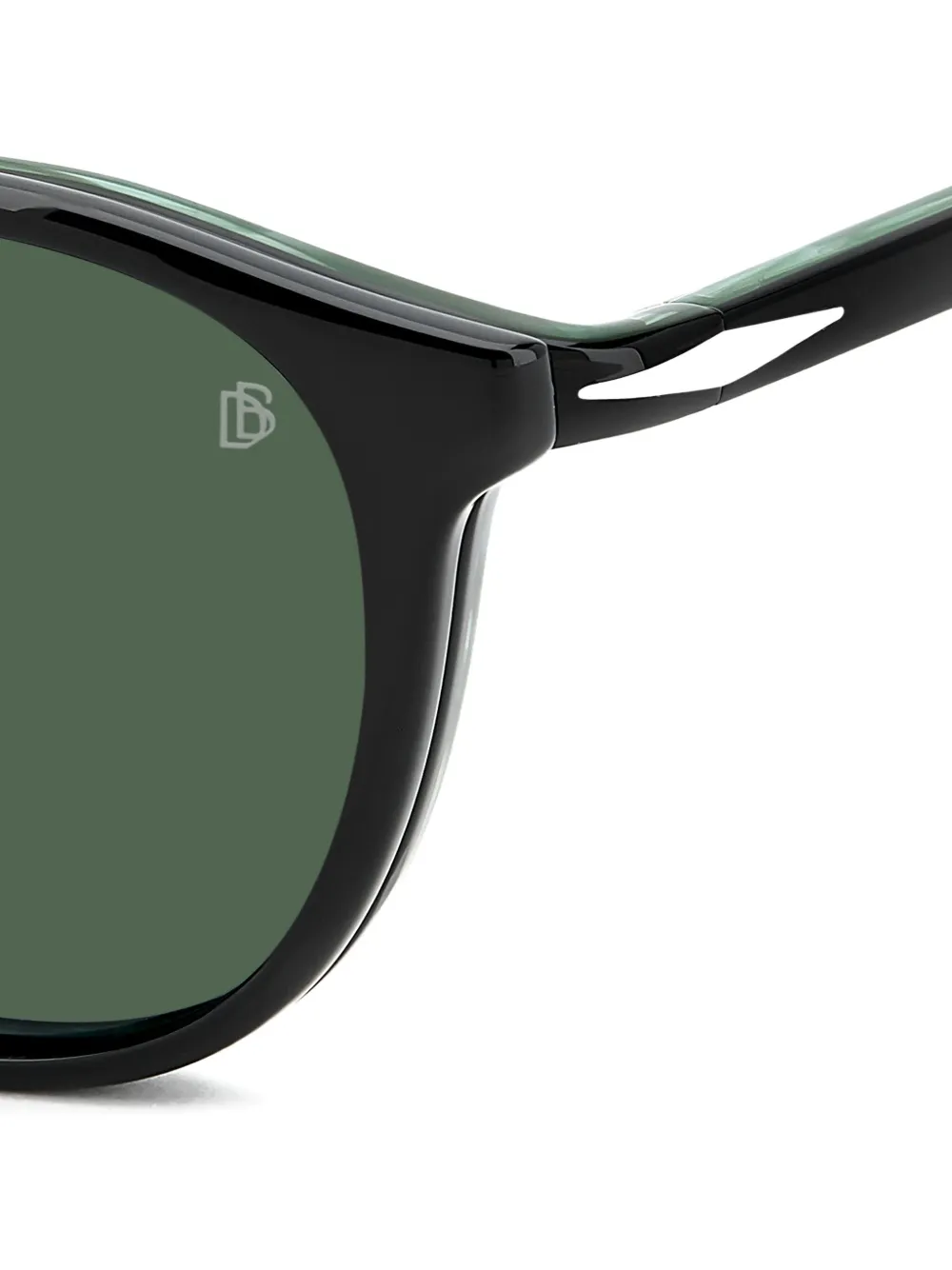 Eyewear By David Beckham Round Frame Glasses In Green