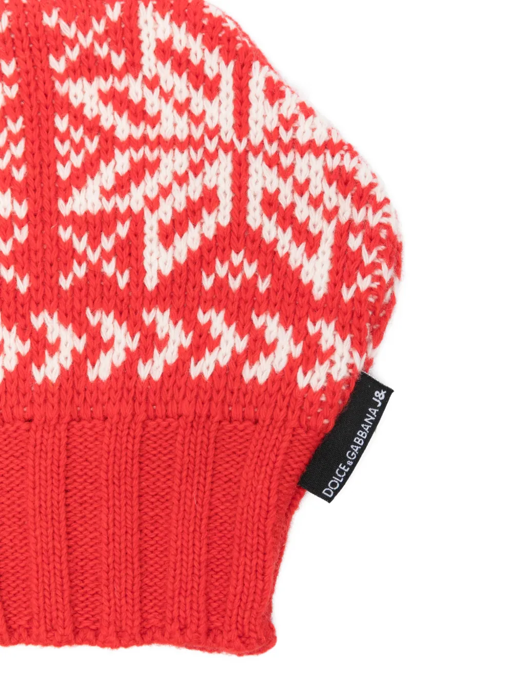 DOLCE & GABBANA Pre-owned 2000s Patterned Hat In Red