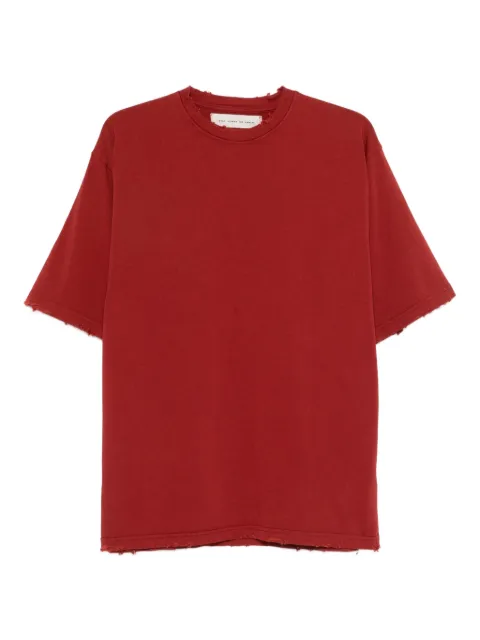 STAY HUMAN ON EARTH playera deshilachada