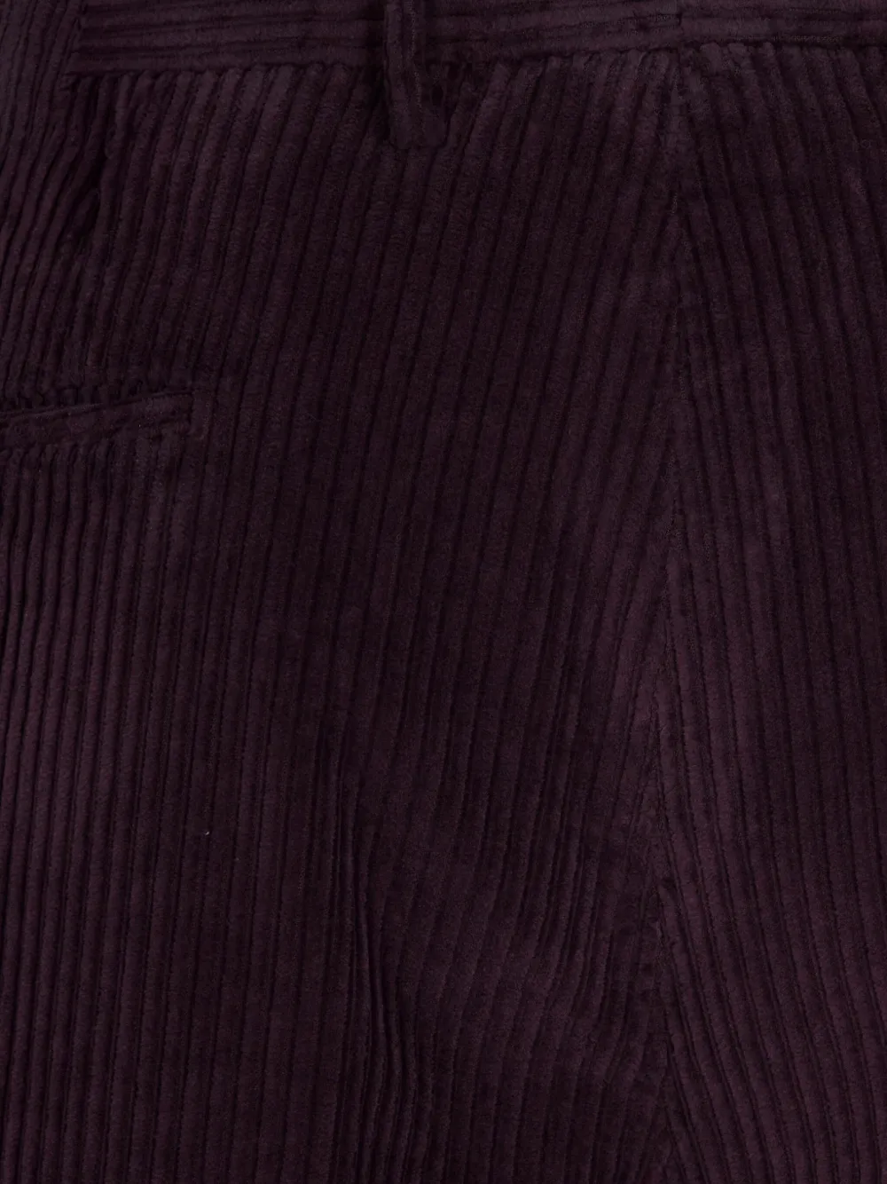 L.B.M. 1911 Ribfluwelen plooibroek Rood