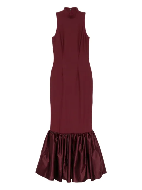 ROTATE BIRGER CHRISTENSEN vestido largo con dobladillo de volantes