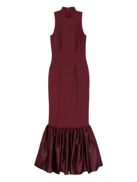 ROTATE BIRGER CHRISTENSEN ruffled-hem maxi dress