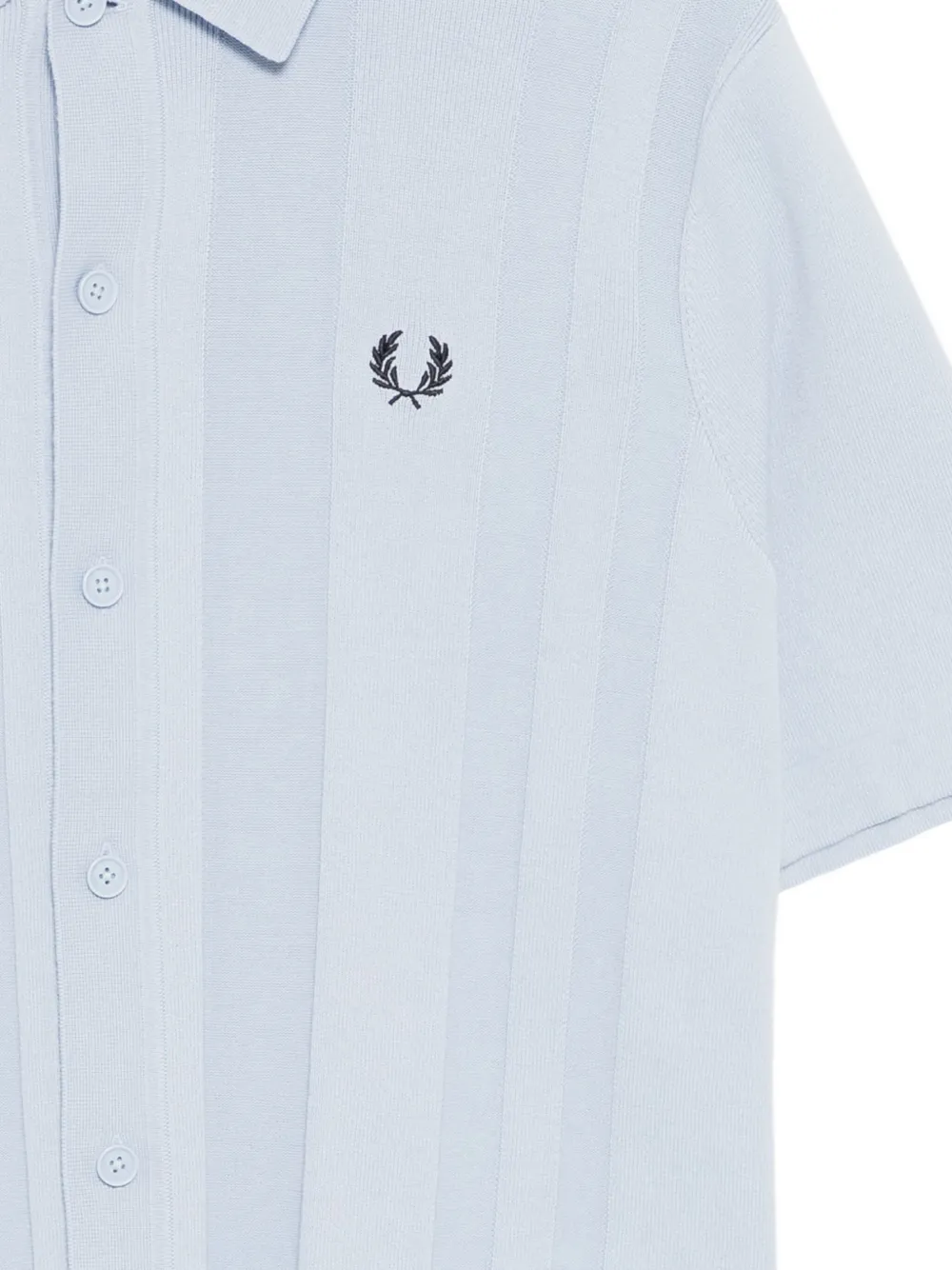 Fred Perry Vest met geborduurd logo Blauw