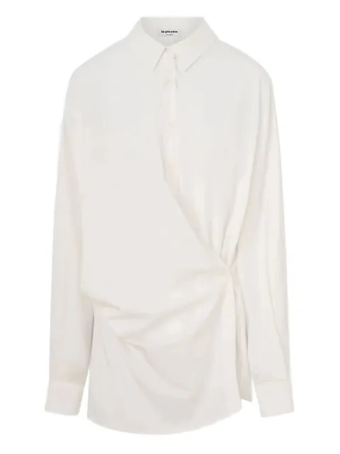 La Piscine draped shirt