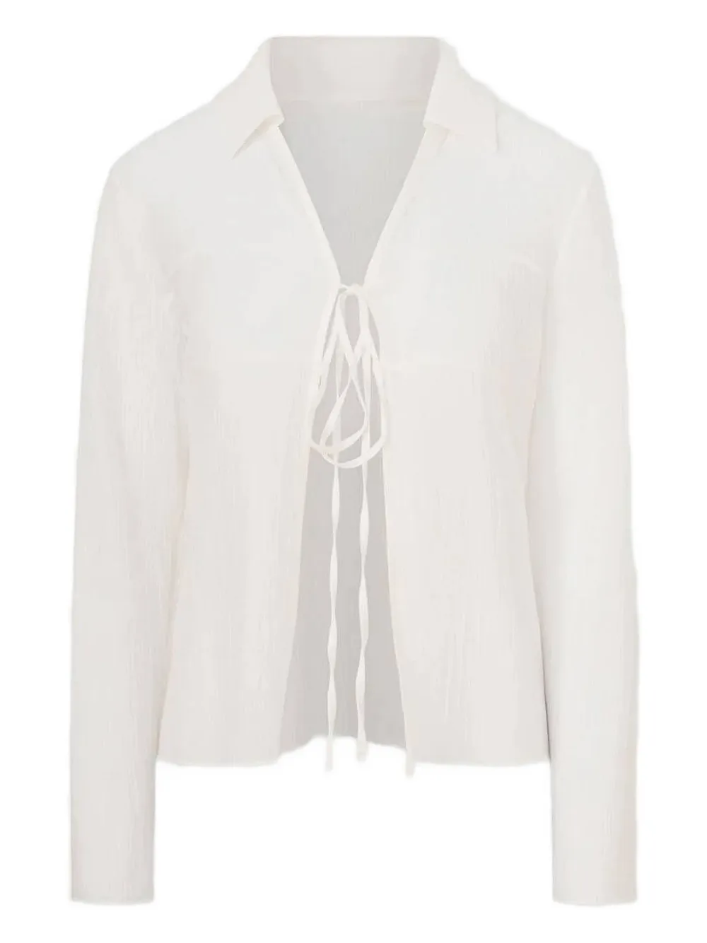 La Piscine V-neck Shirt In White