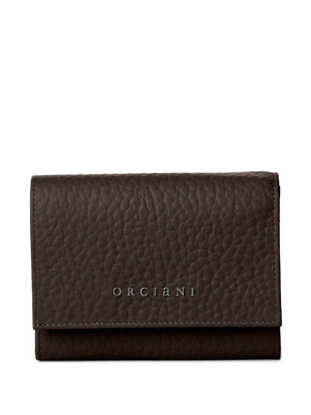 Orciani Small Logo-appliqué Wallet In Burgundy
