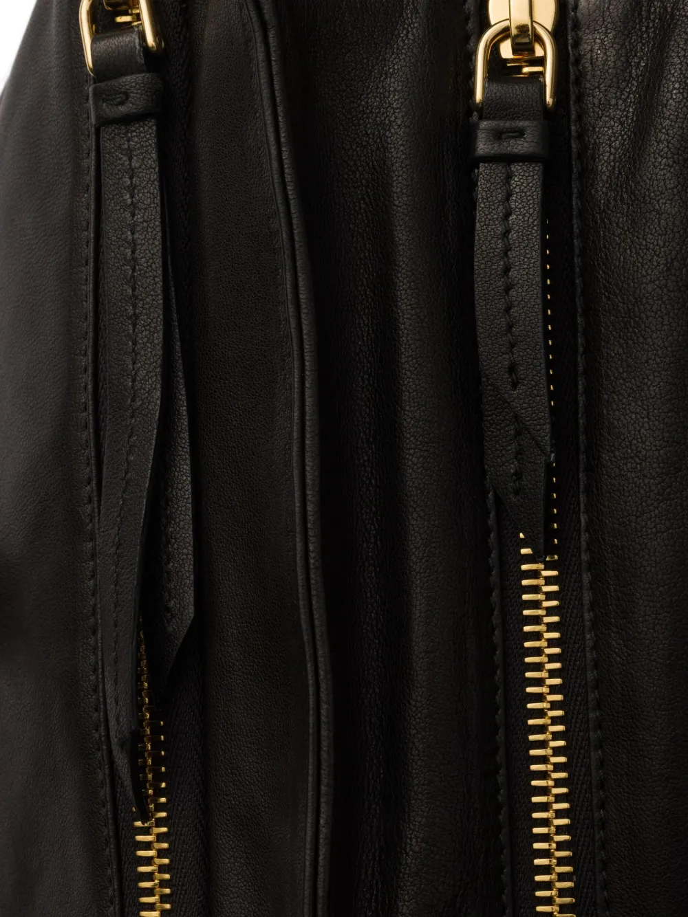 Prada Medium Explore leren schoudertas Zwart