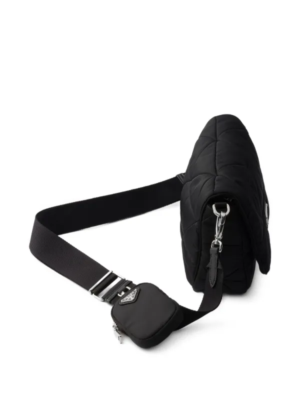 Prada ステッチ ショルダーバッグ | ブラック | FARFETCH JP Prada ステッチ ショルダーバッグ | ブラック | FARFETCH JP