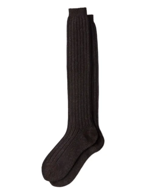 Prada ribbed knit ankle socks
