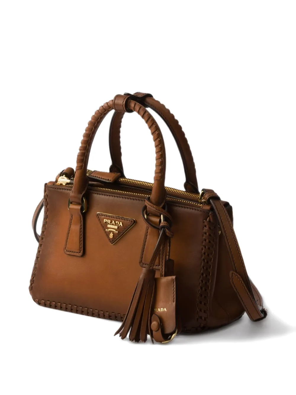 Prada Mini Galleria Leather Tote Bag In Pattern