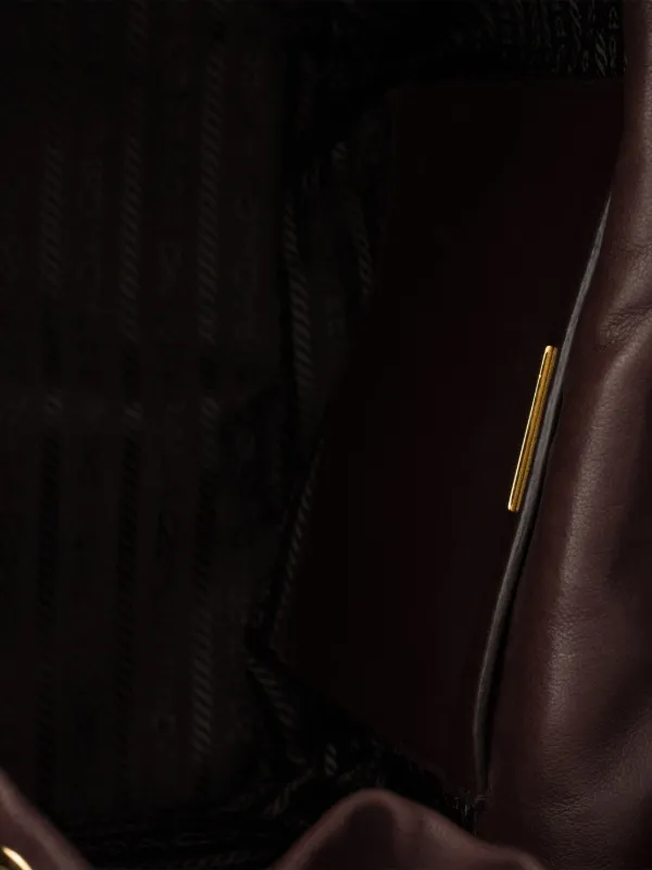 Prada Medium Explore Leather Backpack | Brown | FARFETCH