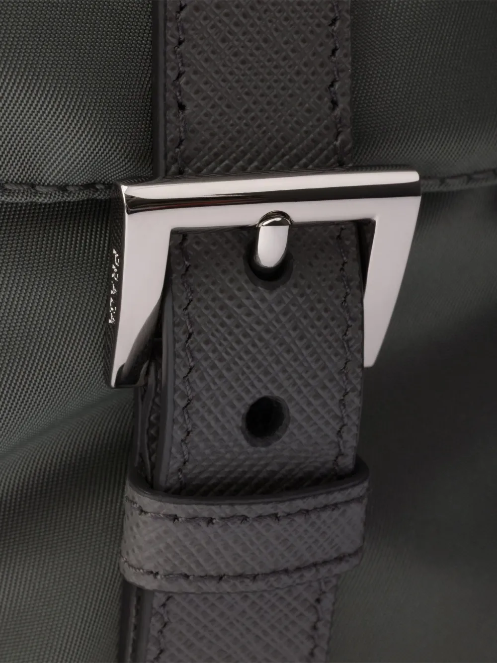 Prada Flap-closure Front-pockets Backpack In Gray