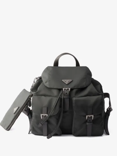 Prada Rucksack mit Klappentaschen vorne