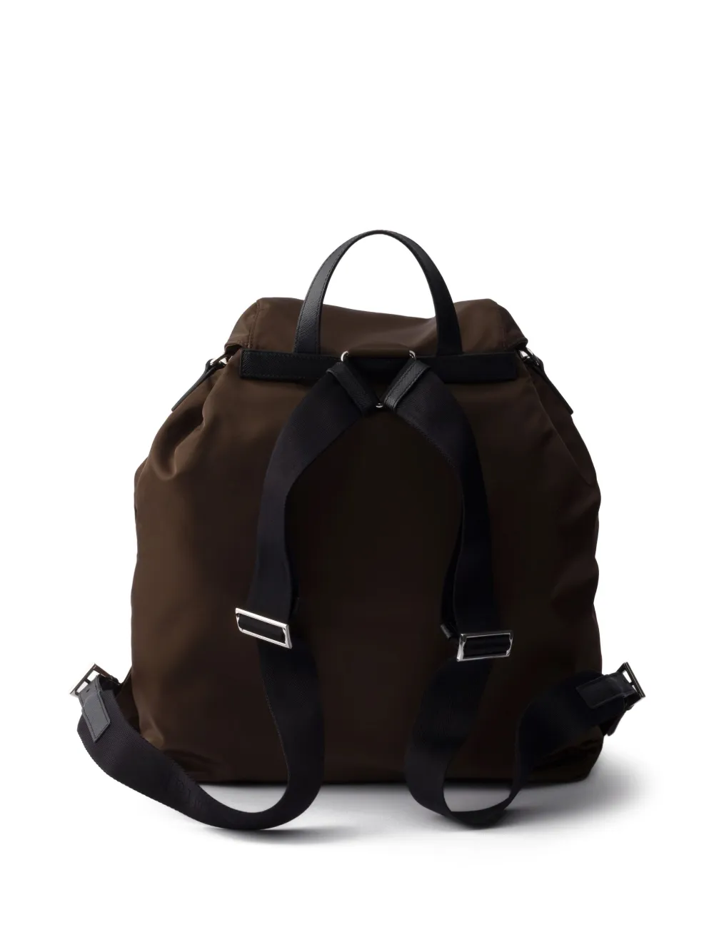 Prada Rugzak met zakken aan de voorkant Bruin