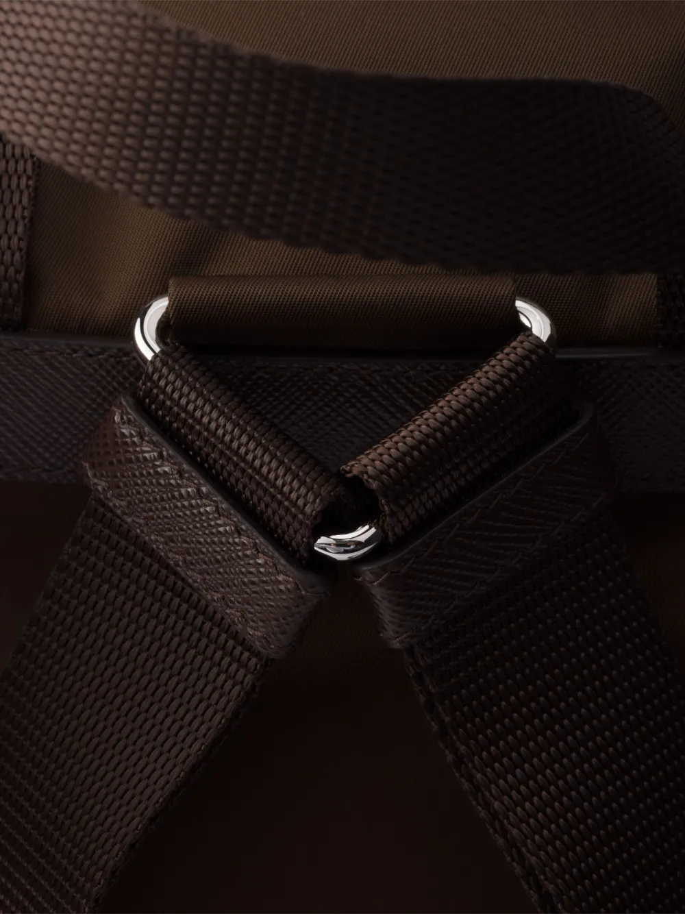 Prada Medium rugzak met zakken aan de voorkant Bruin