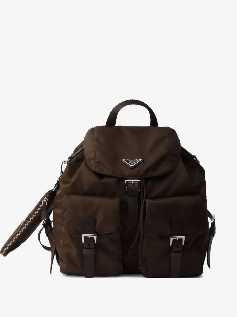 Prada medium Re-Nylon backpack bag | Brown | Image 1