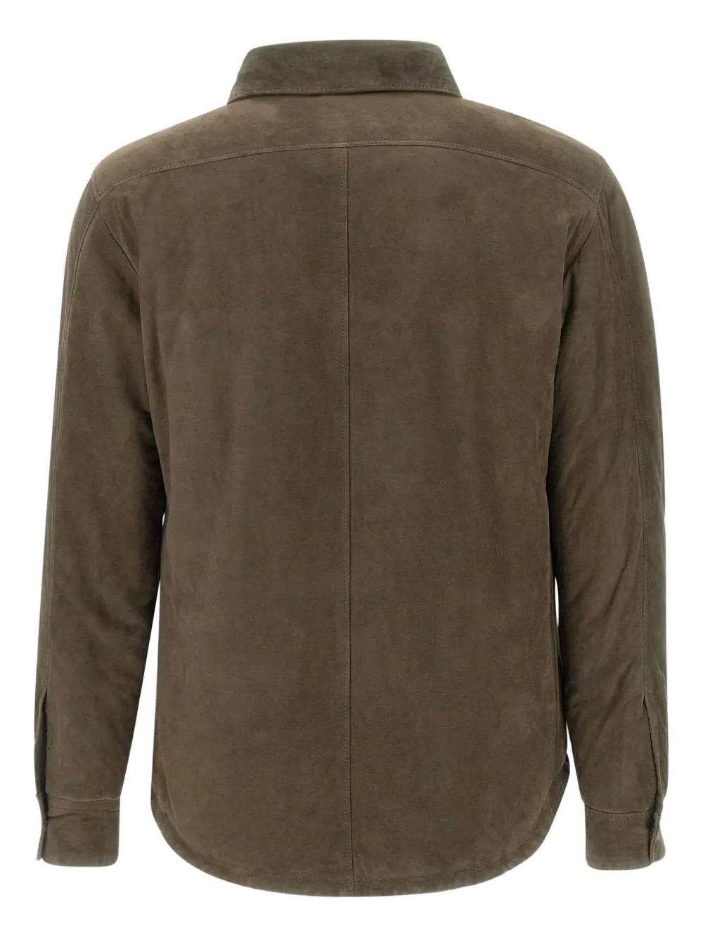 VOLFAGLI Modigliani camoscio buttoned-pockets leather jacket | Leather Jackets | Image 2