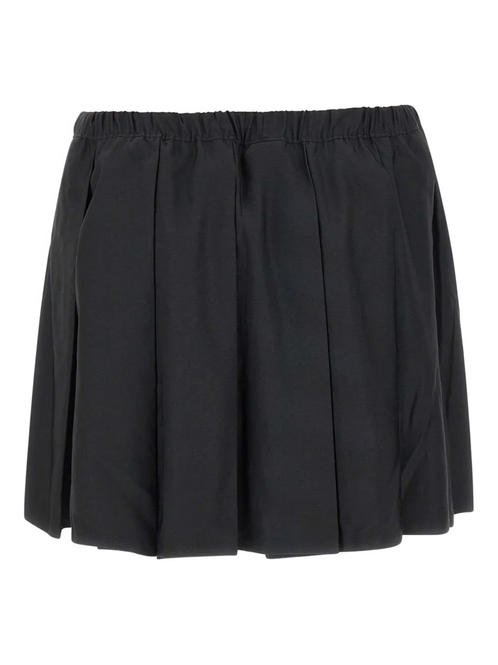 Adidas Elastische mini-rok met plooien - Zwart