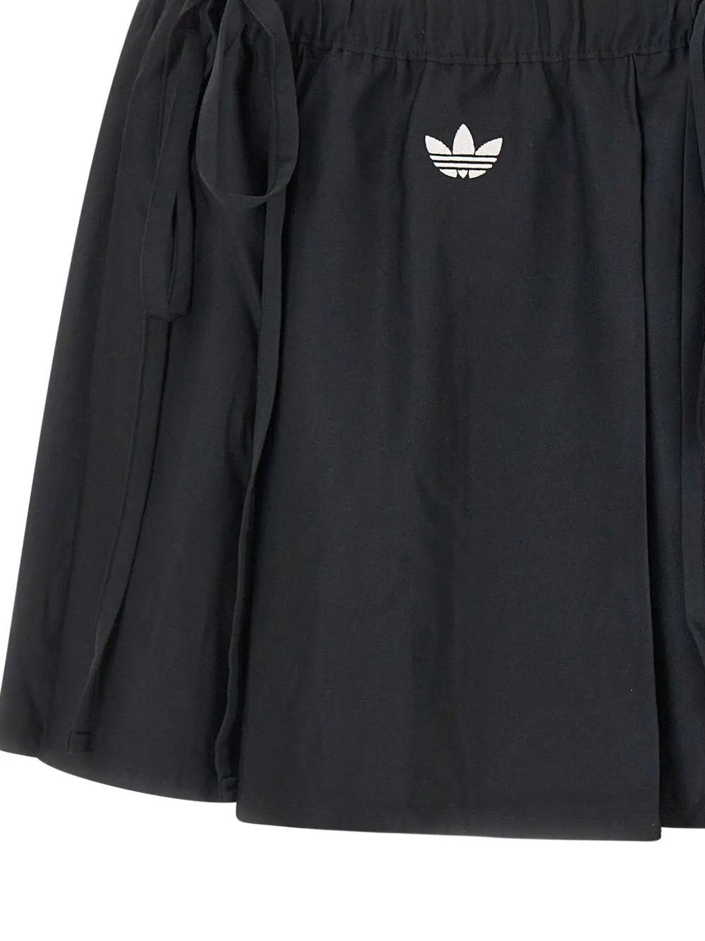 adidas Elastische mini-rok met plooien Zwart