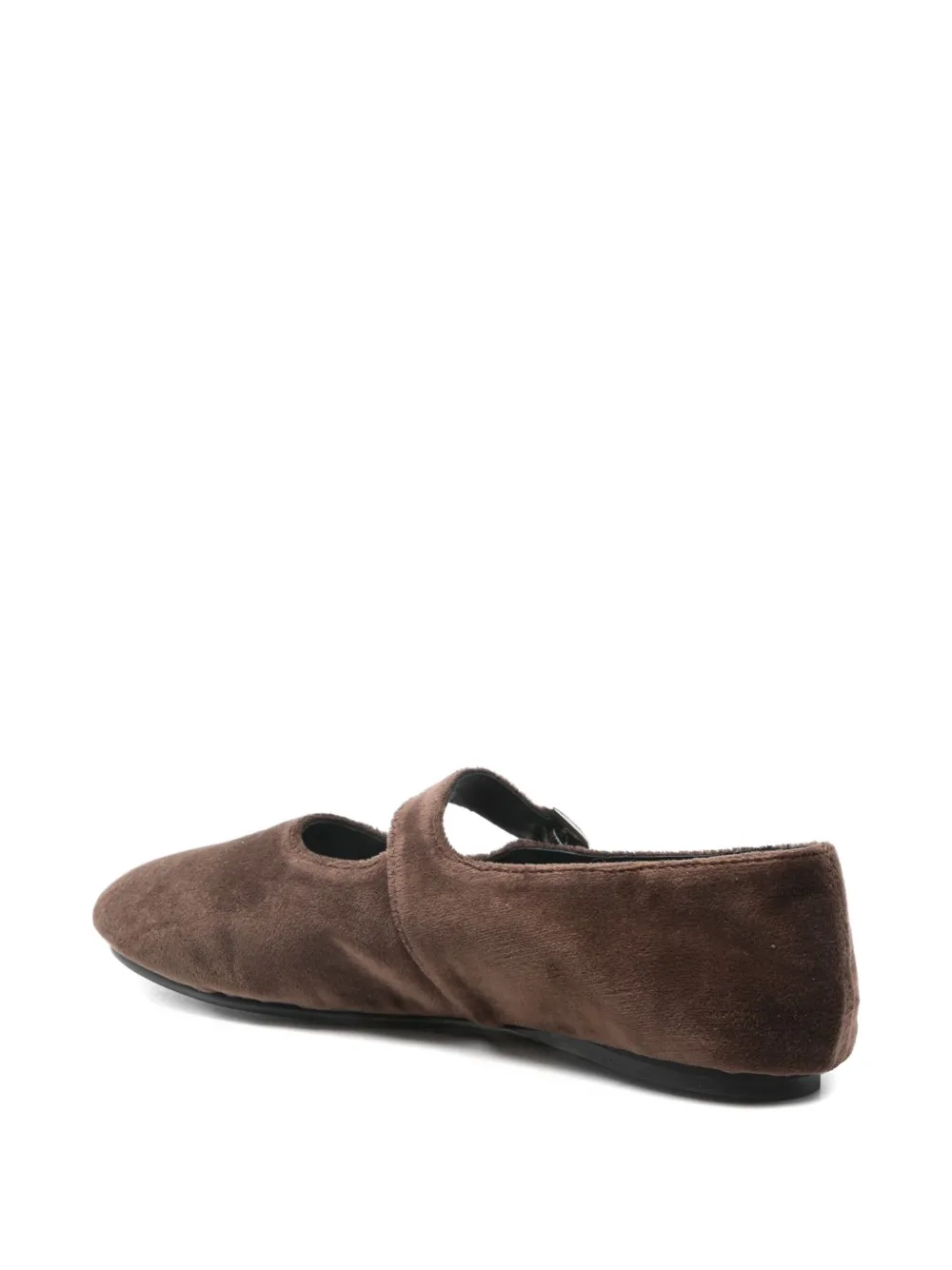 Virreina Strap Ballet Flats In Brown