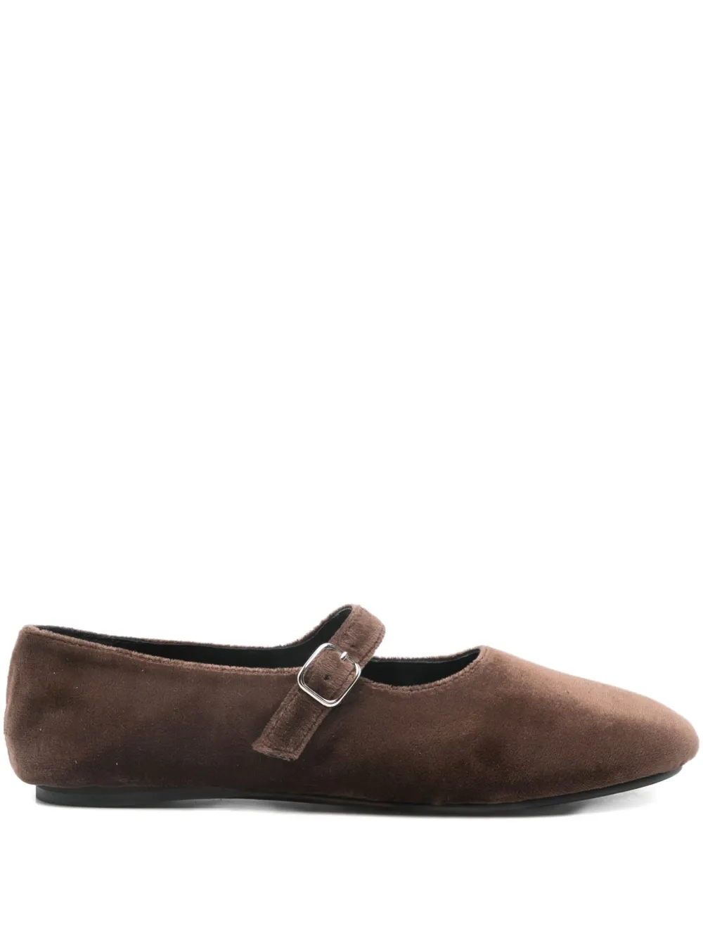 Virreina Strap Ballet Flats In Brown