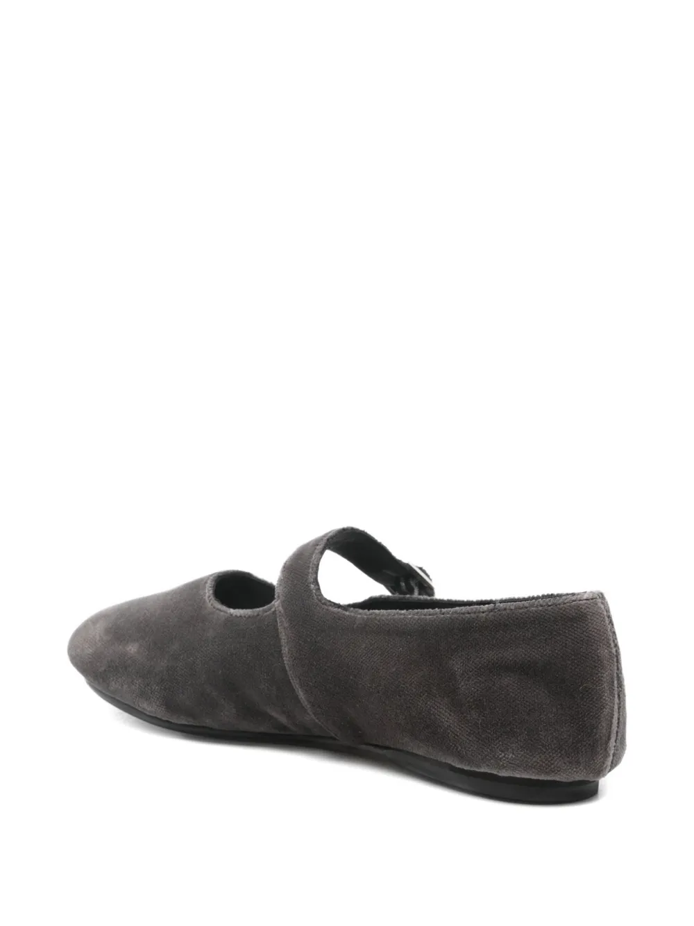 Virreina Strap Ballet Flats In Gray