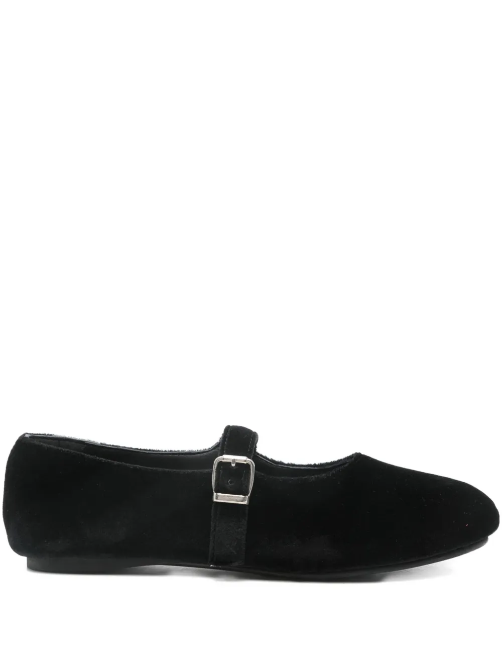 Virreina Strap Ballet Flats In Black
