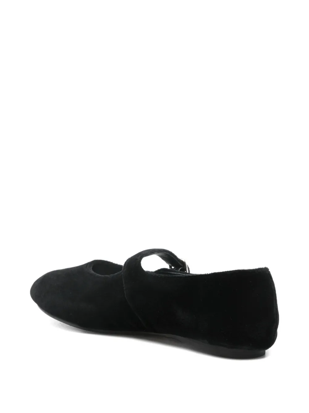 Virreina Strap Ballet Flats In Black