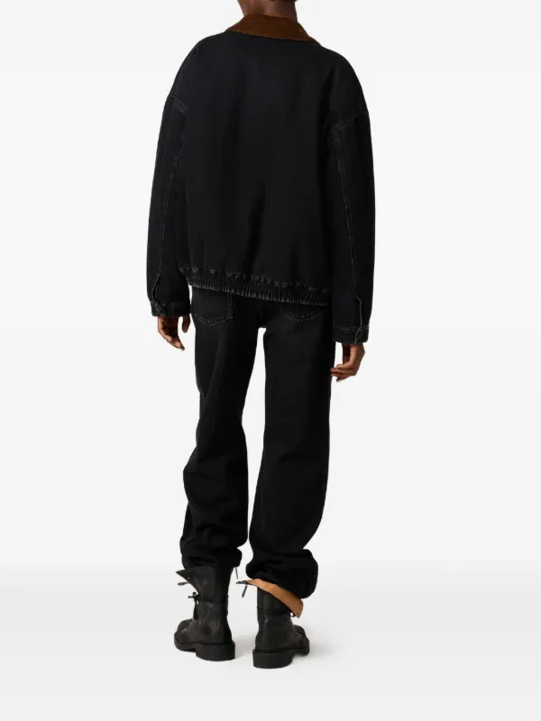 Miu Miu Calça Jeans Com Lavagem | Preto | FARFETCH BR