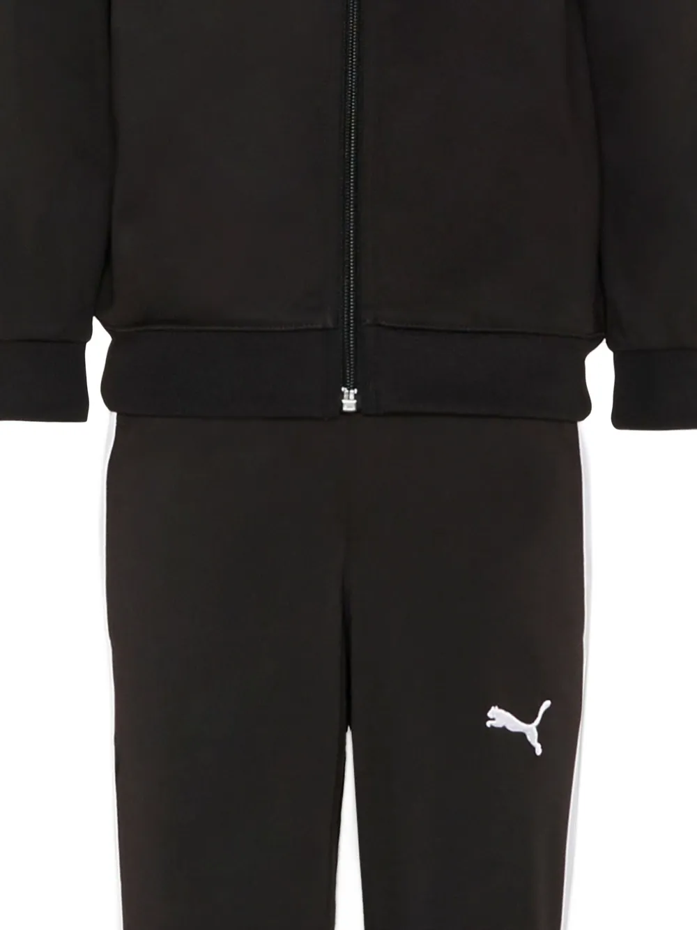 Puma Kids Trainingspak met logo Zwart