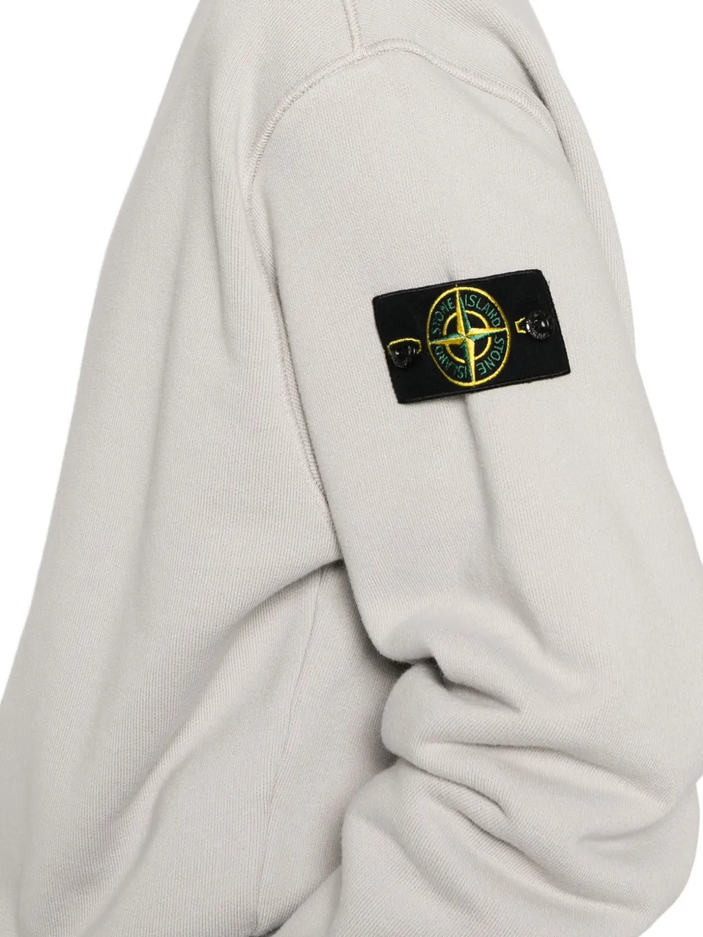 Stone Island Sweater met Compass-logopatch Grijs