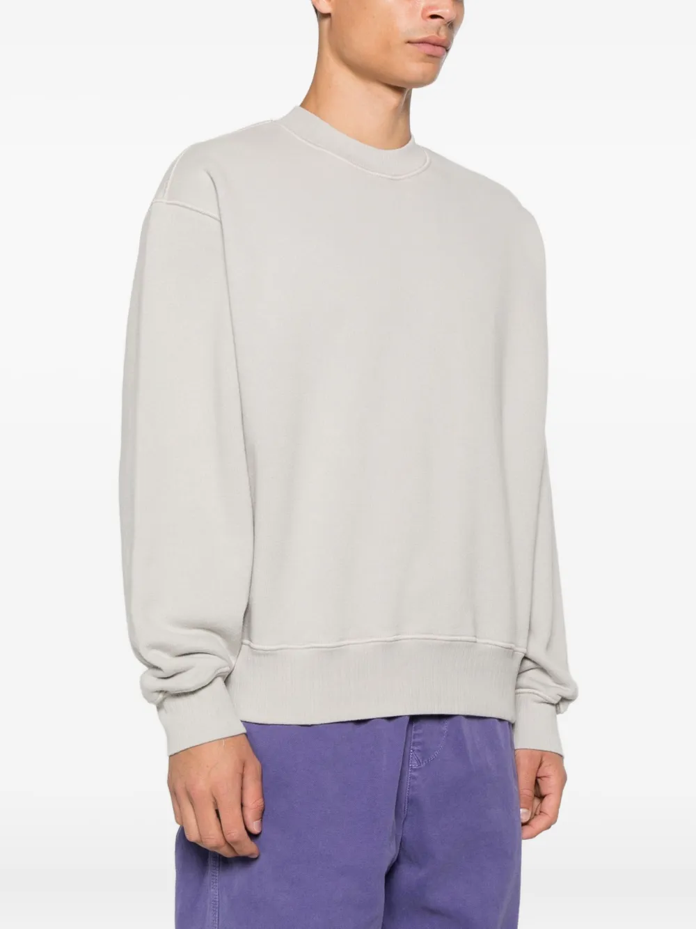 Stone Island Sweater met Compass-logopatch Grijs