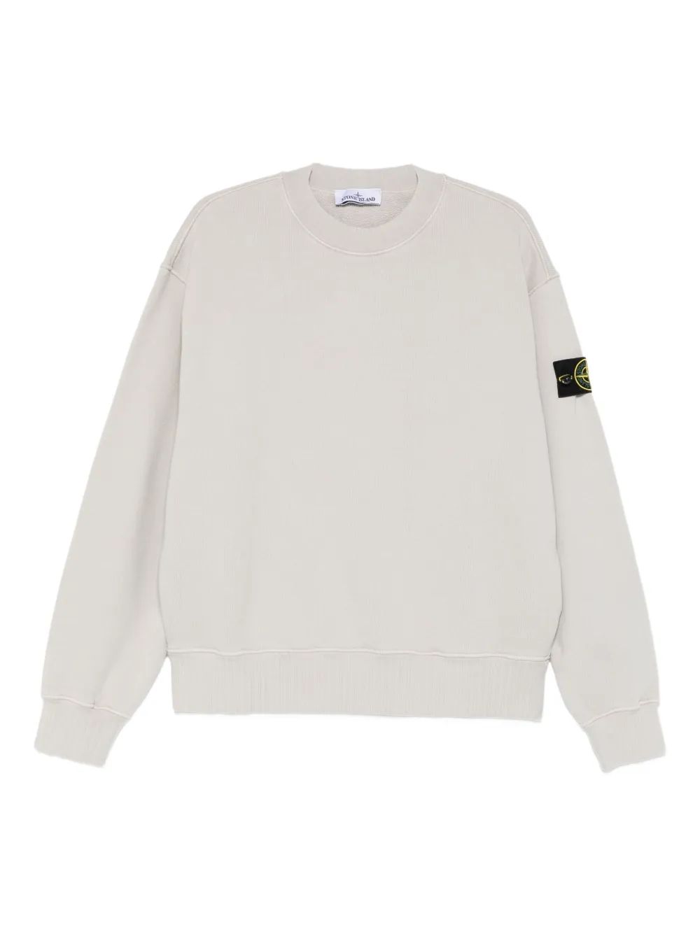 Stone Island sweat en coton à patch Compass | gris | Image 1