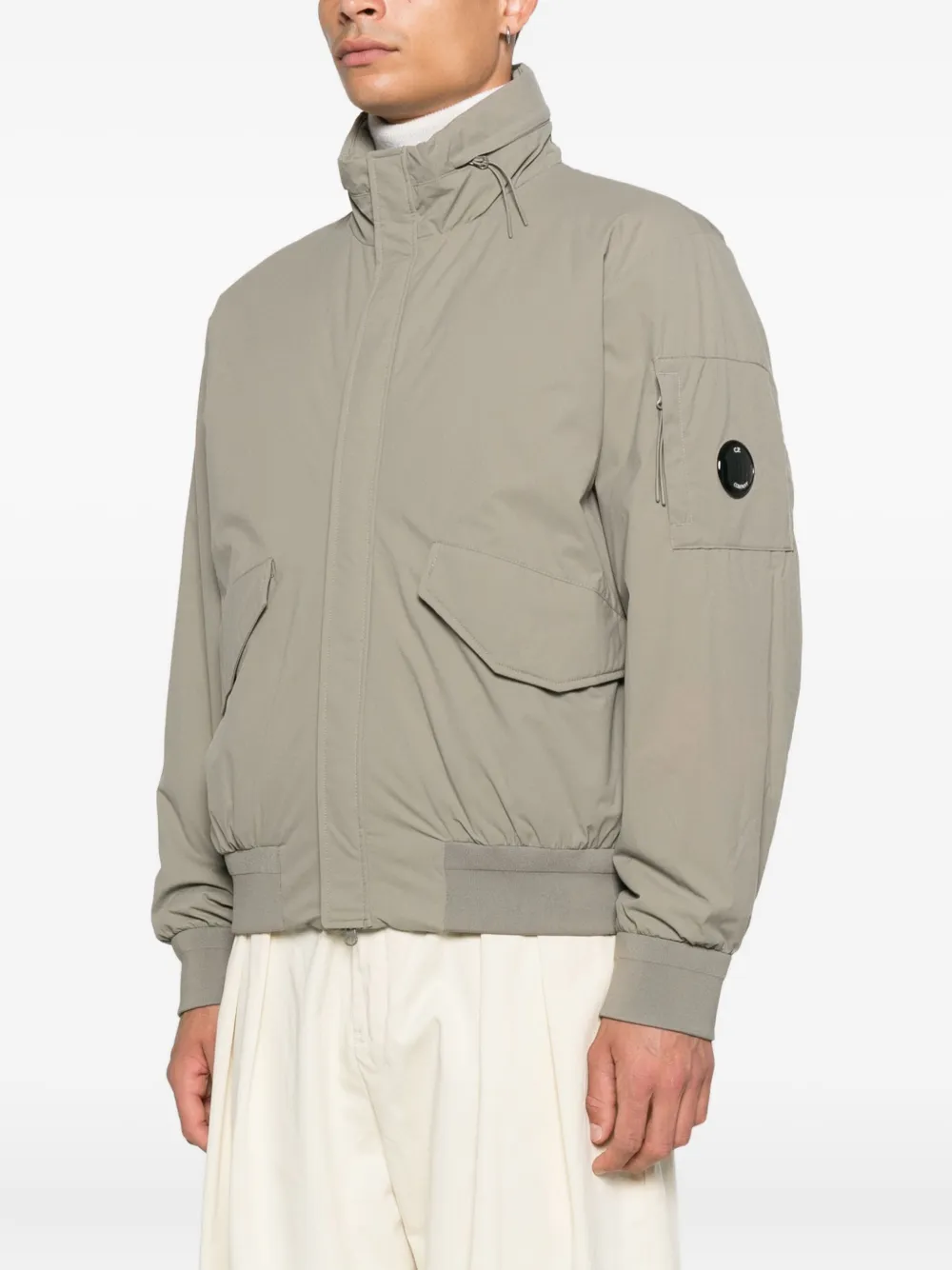 C.P. Company Bomberjack met Lens-detail Blauw