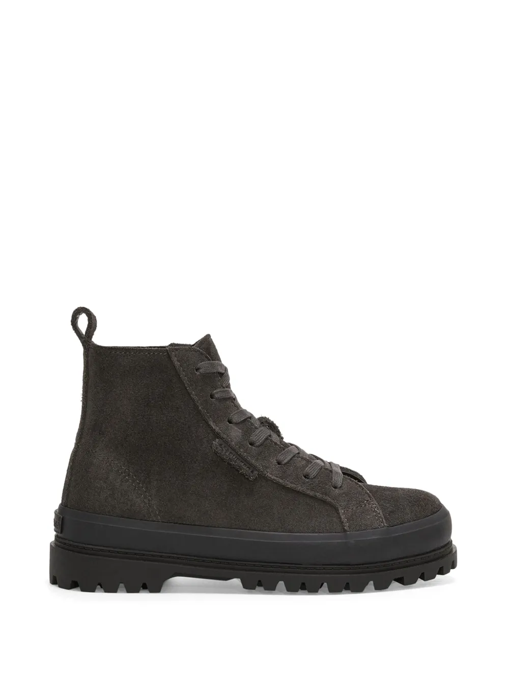 Superga 2341 Alpina enkellaarzen met veters Grijs