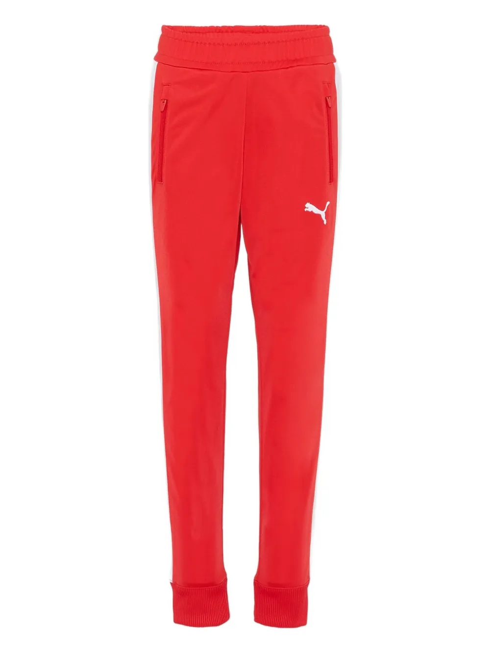 Puma Kids zip-pocket track pants - Rosso