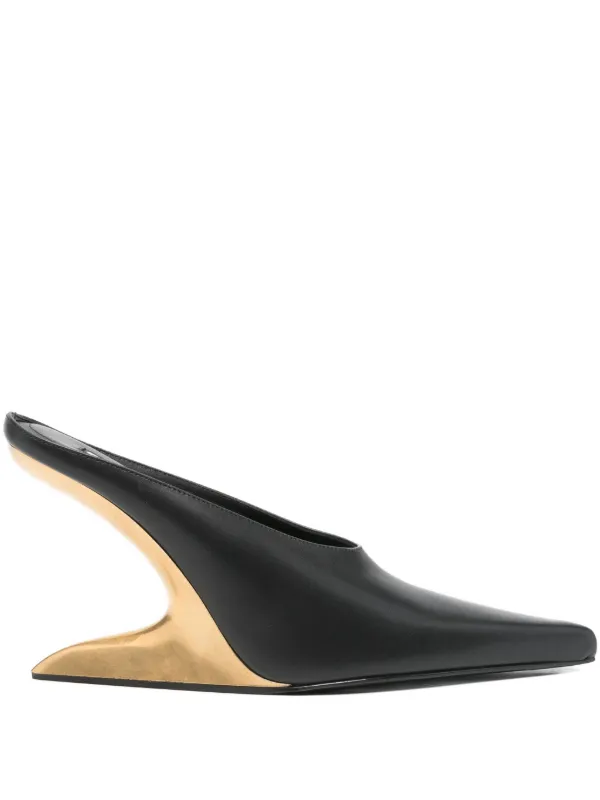 Alexander Wang Boomerang 105mm ミュール | ブラック | FARFETCH JP