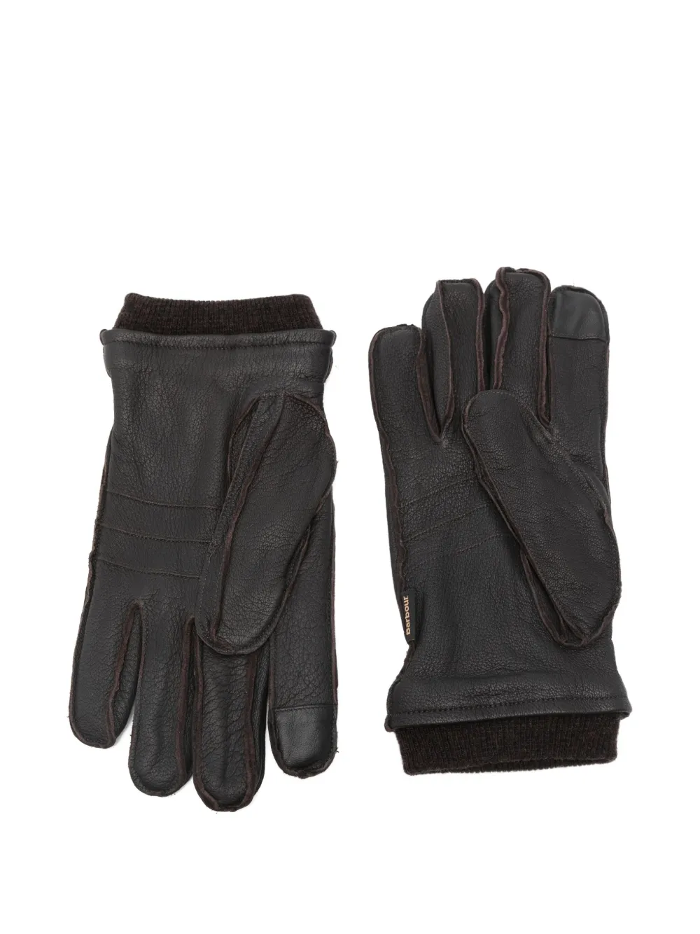 Barbour leather gloves - Bruin