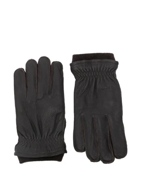 Barbour leather gloves