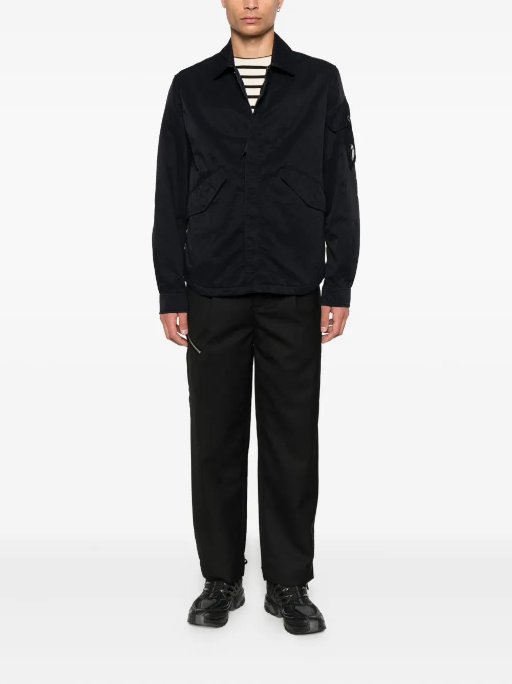 C.P. Company Shirtjack met detail Blauw