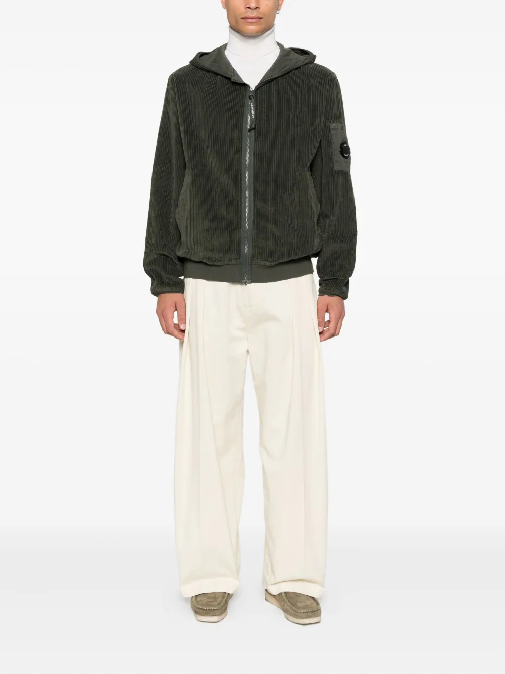 C.P. Company corduroy zip-up hoodie | Hoodies | Image 2